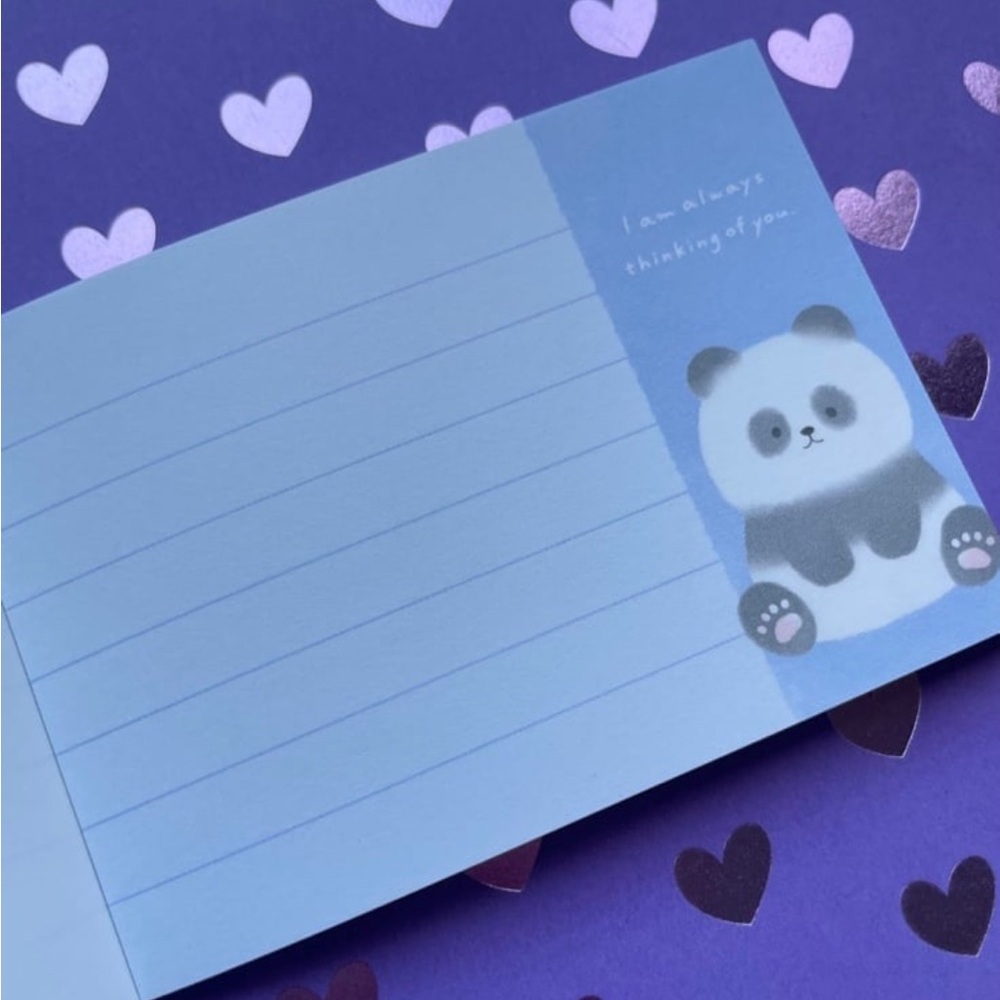 Panda bear mini memo pad - Picture 3 of 3